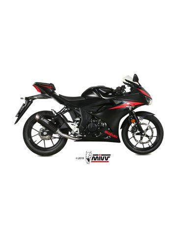 Mivv Full system 1x1 GP Pro carbono Suzuki GSX-R 125 / GSX-S 125 2017-20