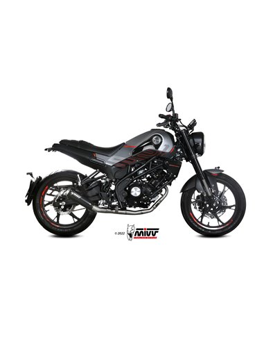 Mivv Full system 1x1 X-M1 black Benelli Leoncino 125 2022-24