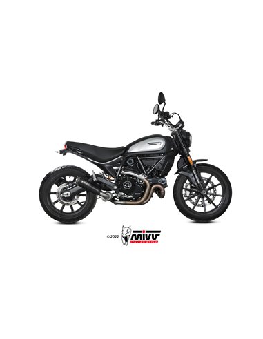 Mivv Slip-On X-M1 black Ducati Scrambler 800 Icon / Icon Dark 2021-22