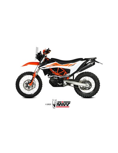 Mivv Slip-On STR1 black KTM 690 Enduro R / 690 SMC R 2019-23