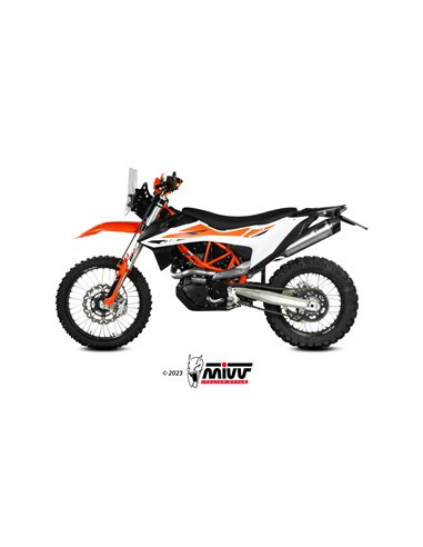 MIVV SLIP-ON STR1 ST. STEEL KTM 690 ENDURO R / 690 SMC R 2021-24