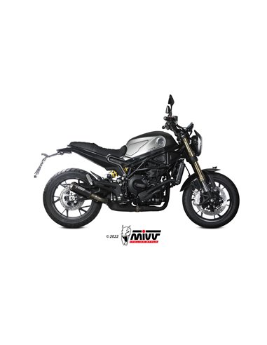 Mivv Slip-On Mk3 black Benelli Leoncino 800 2022-24