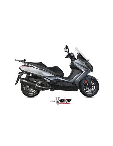 Mivv Slip-On Mover black Kymco Downtown 350 2016-20