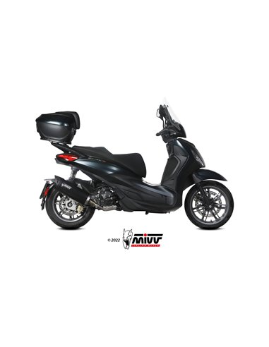 Mivv Slip-On Mover black Piaggio Beverly 300 2021-24