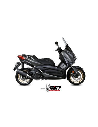 Mivv Full system 1x1 Mover black Yamaha X-MAX 125 2021-22