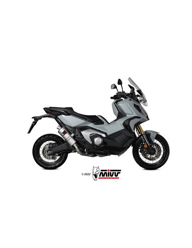 Mivv Slip-On Dakar St. Steel Honda X-ADV 750 2017-24