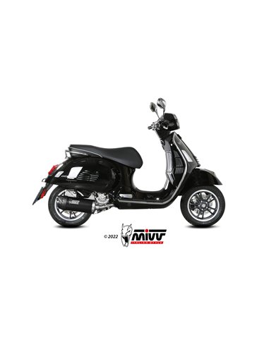 Mivv Slip-On Mover black Piaggio Vespa GTS 300 2021-24