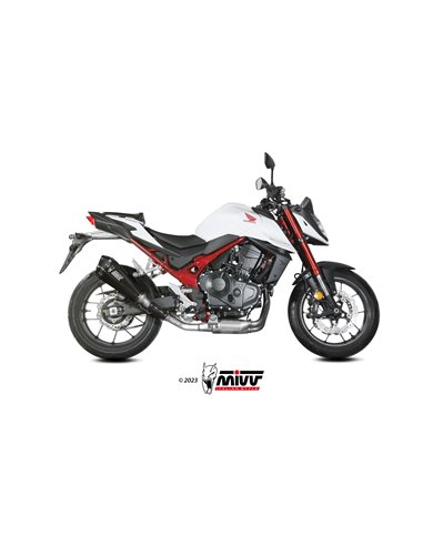 Mivv Slip-On Delta Race carbono Honda CB750 Hornet 2023-24