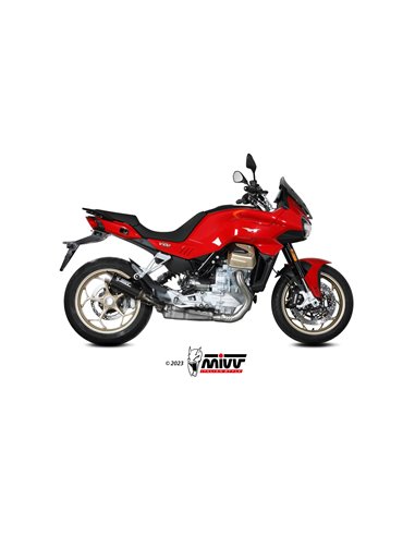 Mivv Slip-On GP Pro carbono Moto Guzzi V100 Mandello 2022-24