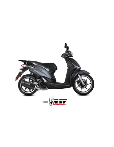 Mivv Full system 1x1 Mover black Piaggio Liberty 125 2019-24