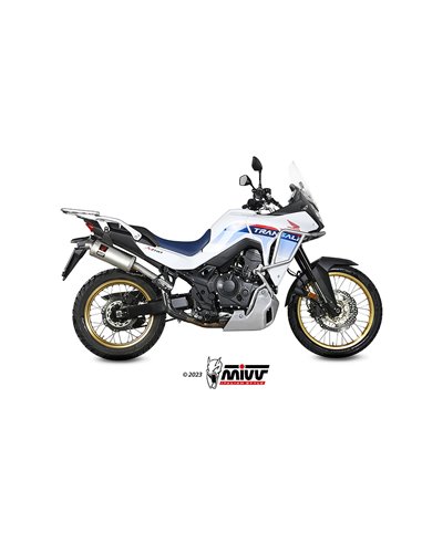 Mivv Slip-On Dakar St. Steel Honda XL750 Transalp  2023-24