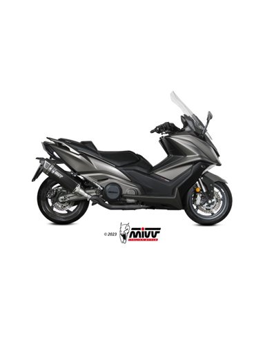 Mivv Slip-On SR-1 black Kymco AK550 2021-24