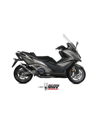 Mivv Slip-On GP Pro black Kymco AK550 2021-24