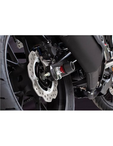 Protectores eje trasero compatible con caballetes Honda CB300R '19
