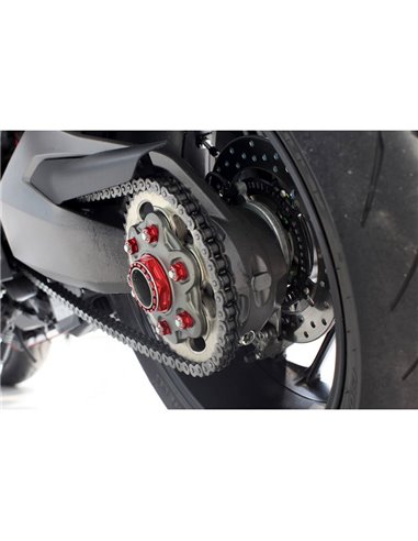 Tuerca ergal Thunderbolt porta corona Ducati-MV Agusta / Eje trasero Ducati