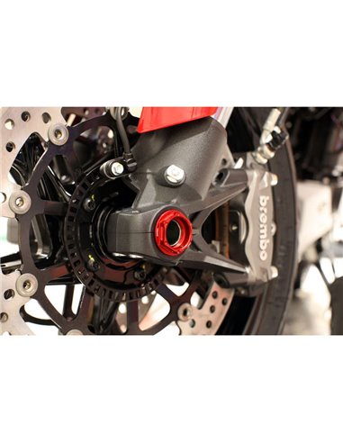 Tuerca ergal Thunderbolt eje delantero Ducati (M25x1,25)